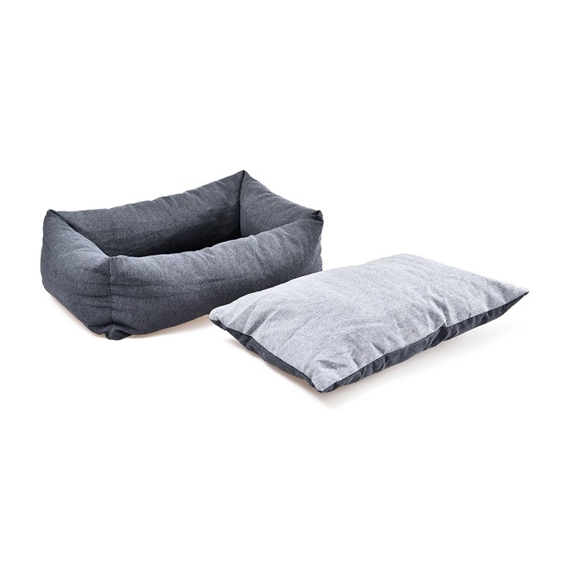 PUCHIKA 宠物沙发 猫窝狗窝 深蓝色 中号